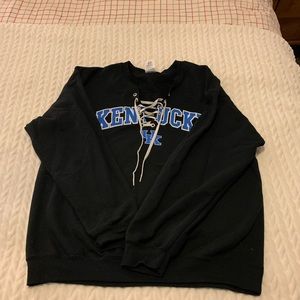 University of Kentucky sweatshirt lace up